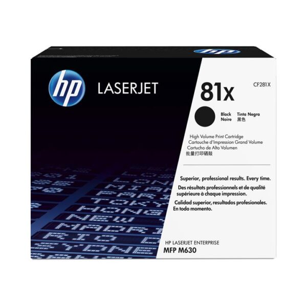 Genuine HP 81X Black Toner