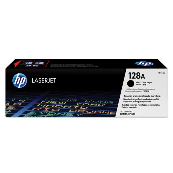 Genuine HP 320A/128A Black Toner