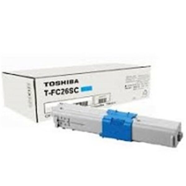 Genuine Toshiba TFC26S Cyan Toner