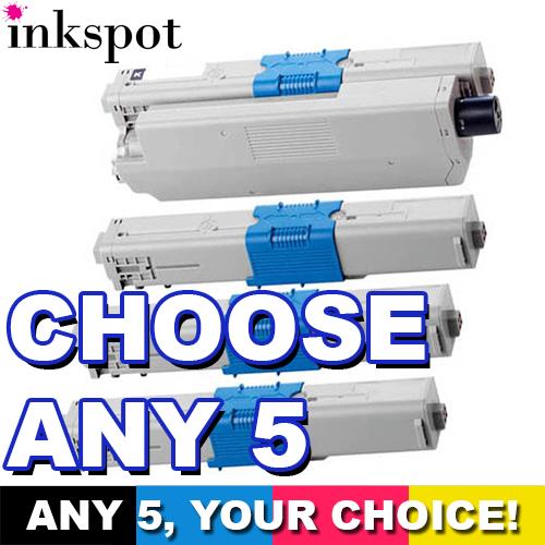 OKI Compatible C301 Toner 5 Pack