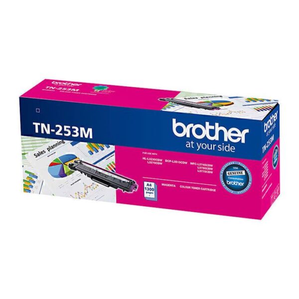 Genuine Brother TN253 Magenta Toner