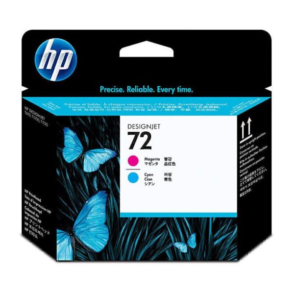 Genuine HP 72 Cyan and Magenta Printhead