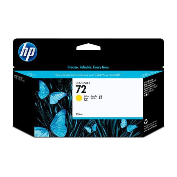 Genuine HP 72 Yellow