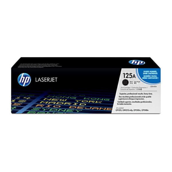 Genuine HP CB540A (125A) Black Toner