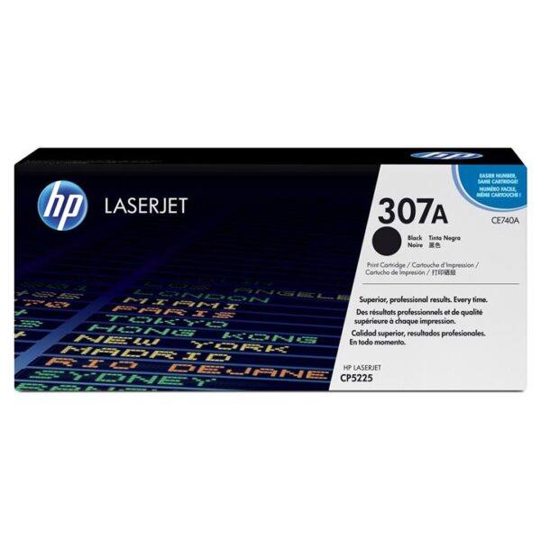 Genuine HP CE740A (307A) Black Toner