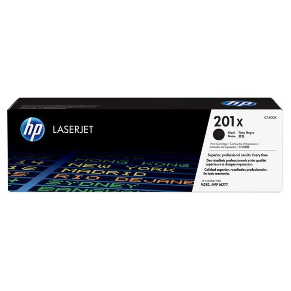 Genuine HP CF400X (201X) Black Toner