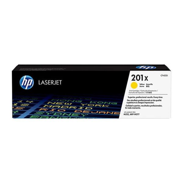 Genuine HP CF402X (201X) Yellow Toner