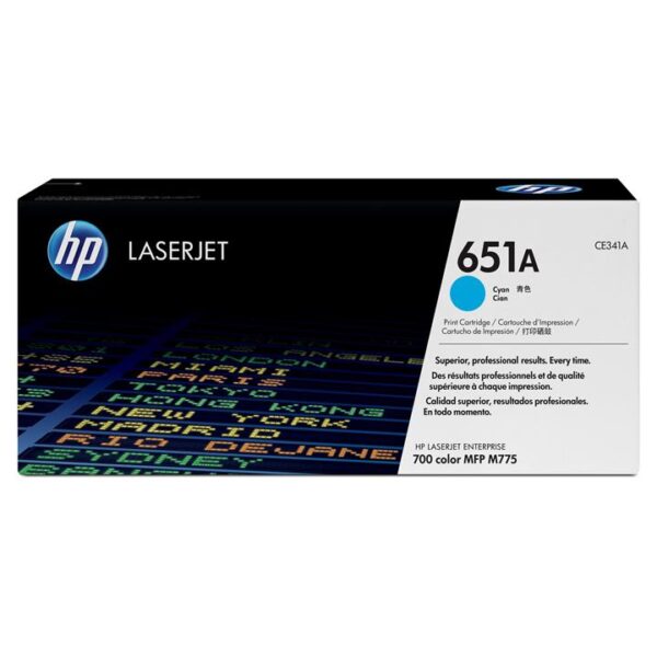 Genuine HP CE341A (651A) Cyan Toner