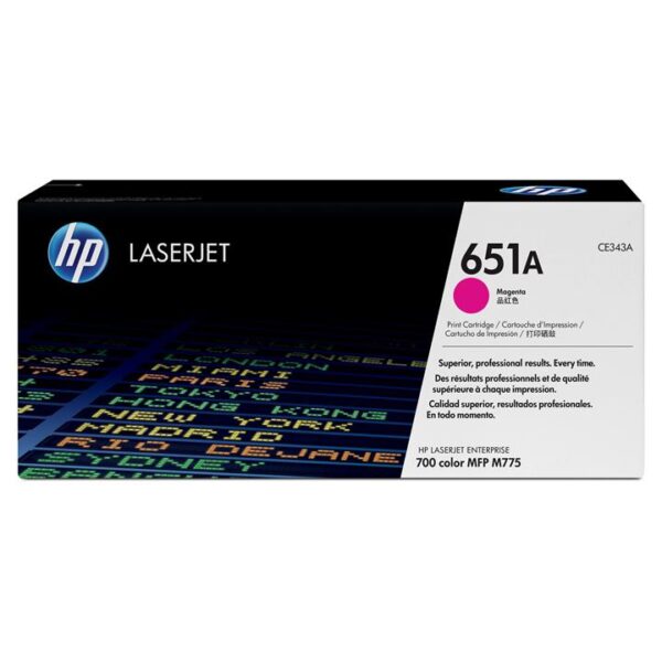 Genuine HP CE343A (651A) Magenta Toner