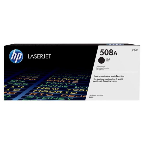 Genuine HP CF360A (508A) Black Toner