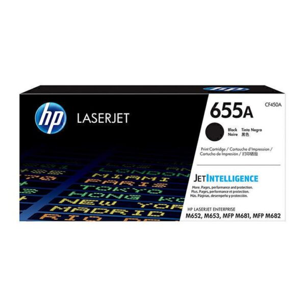 Genuine HP CF450A (655A) Black Toner