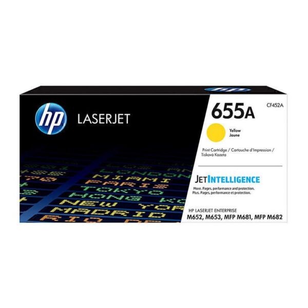 Genuine HP CF452A (655A) Yellow Toner