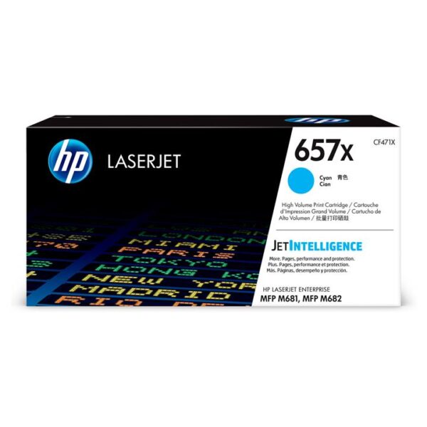 Genuine HP CF471X (657X) Cyan Toner