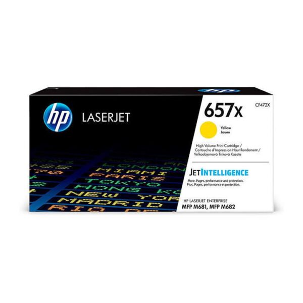 Genuine HP CF472X (657X) Yellow Toner