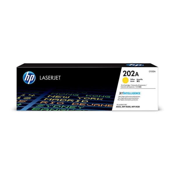 Genuine HP CF502A (202A) Yellow Toner