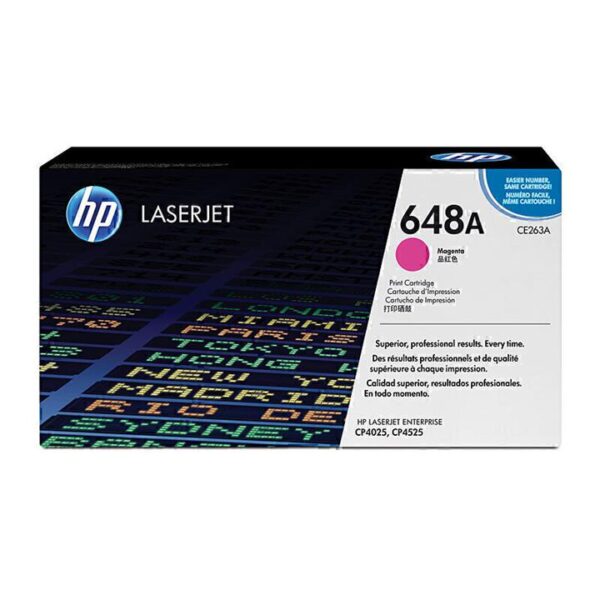 Genuine HP CE263A (648A) Magenta Toner