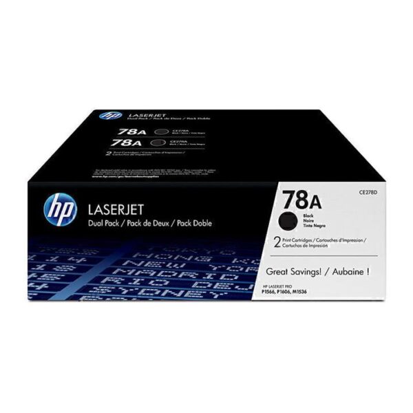 Genuine HP CE278A Twin Pack