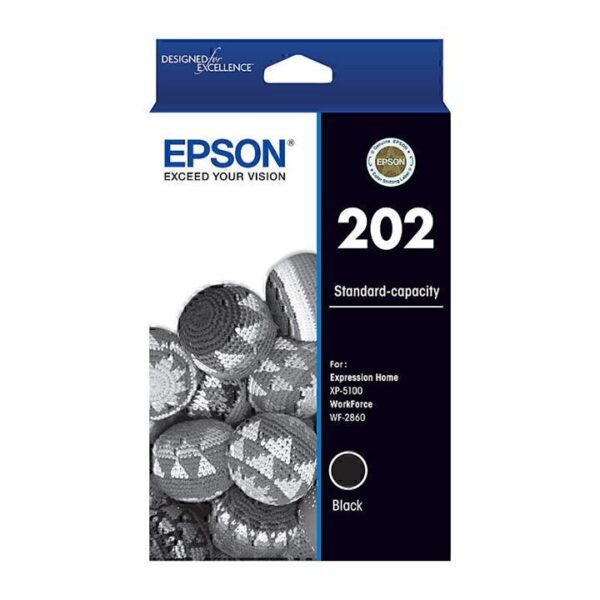 Genuine Epson 202 Black