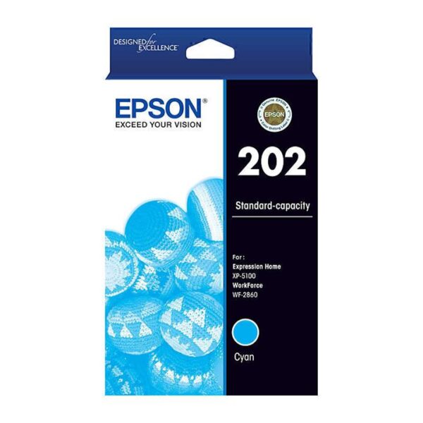 Genuine Epson 202 Cyan