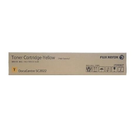 Genuine Fuji Xerox CT203027 Yellow Toner Cartridge