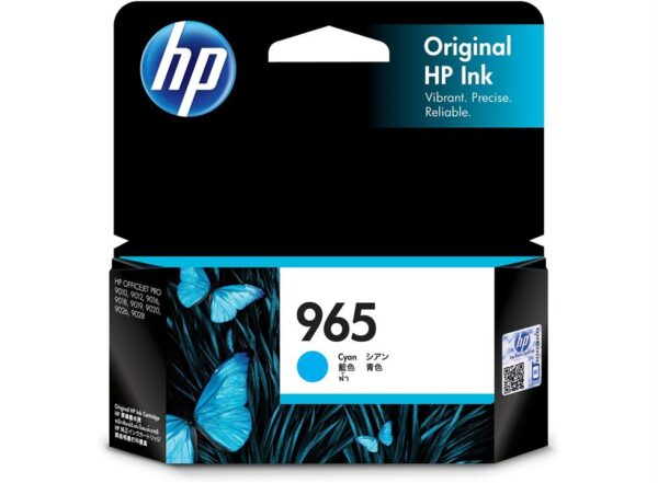 Genuine HP 965 Cyan