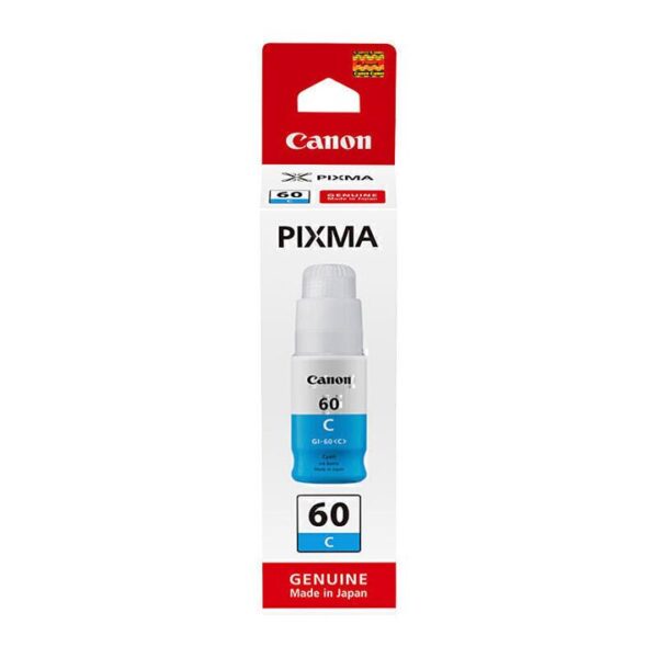 Genuine Canon GI60 (GI60C) Cyan Ink Bottle