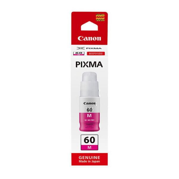 Genuine Canon GI60 (GI60M) Magenta Ink Bottle