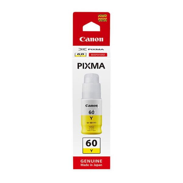 Genuine Canon GI60 (GI60Y) Yellow Ink Bottle