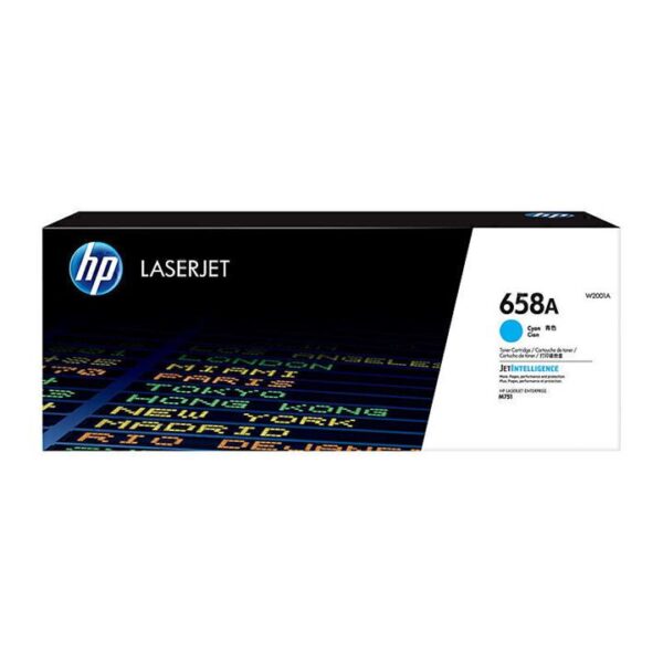 Genuine HP #658A Cyan Toner Cartridge