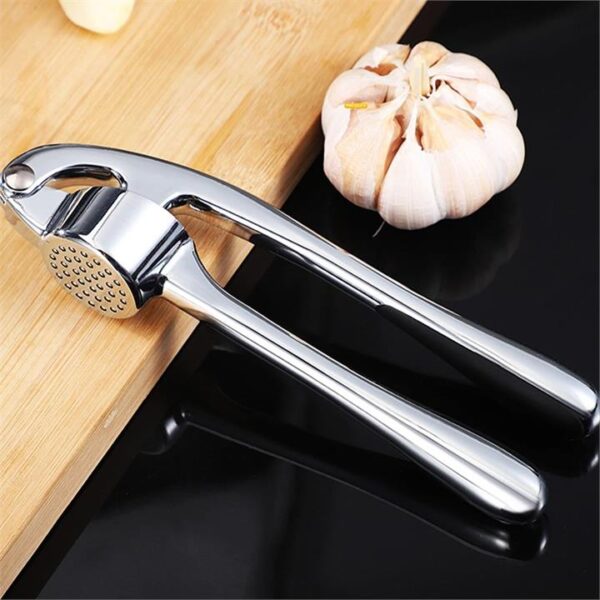 ELEGANT Garlic Press Kitchen Ginger Mincer Chopper Nuts Crusher Presser,Premium Metal Quality Durable,Self Clean