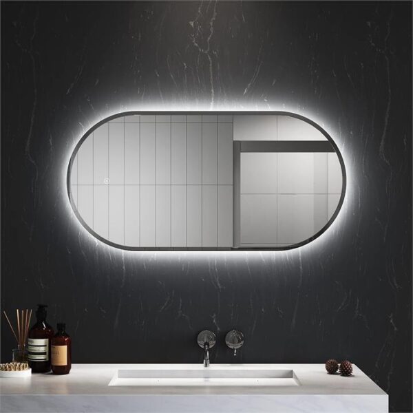 450x900mm 900x450mm Back LED Light Bathroom Mirror