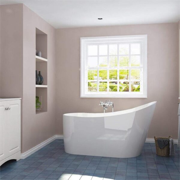 ELEGANT SHOWERS Bathroom Bath Tub Freestanding Acrylic-1500x600x800mm