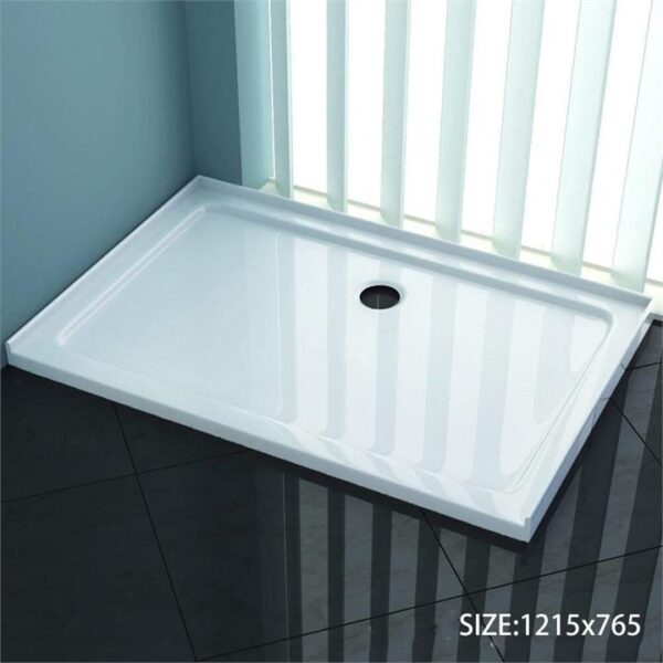 ELEGANT SHOWERS Rectangular Square Shower Screen Base Acrylic Various Sizes