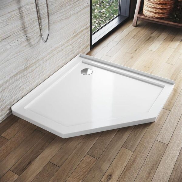 Diamond Solid Shower Base Stone Resin Shower Tray