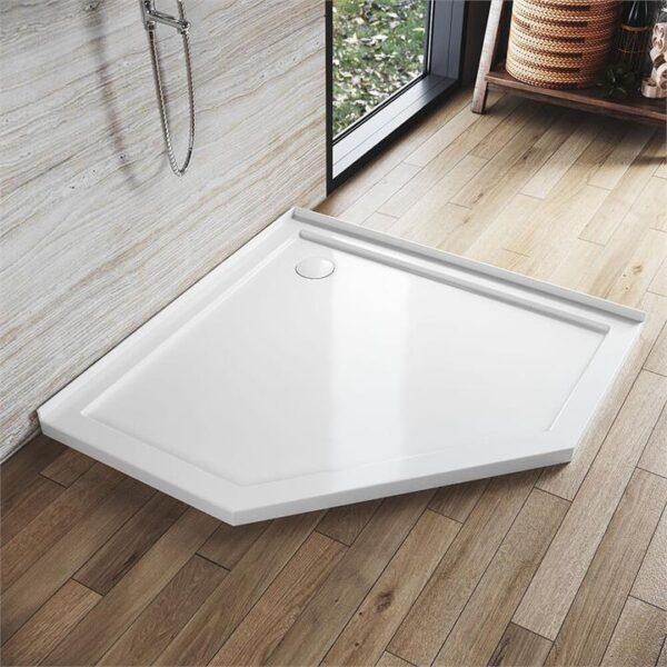 Diamond Solid Shower Base Stone Resin Shower Tray