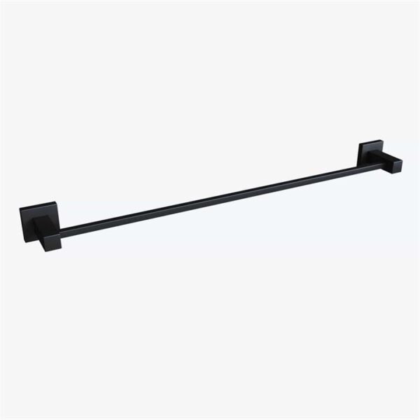 Black Towel Rail Bathroom Towel Rack Wall Mounted Stainless Steel