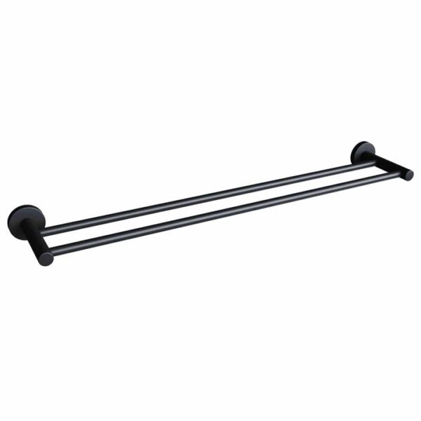 Black Towel Rail Bathroom Towel Rack Wall Mounted Stainless Steel