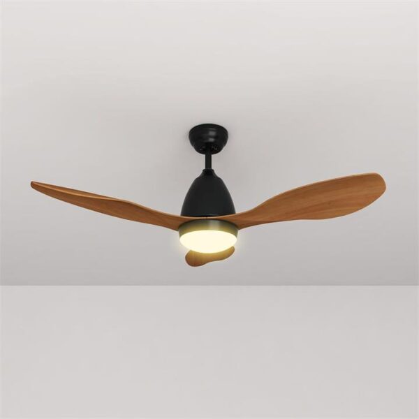 1200mm DC With 3 Colors LED Light 3 Blades Ceiling Fan