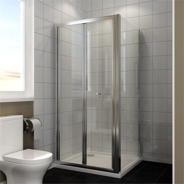 ELEGANT SHOWERS Folding Shower Screen Enclosure Space Saving Fits