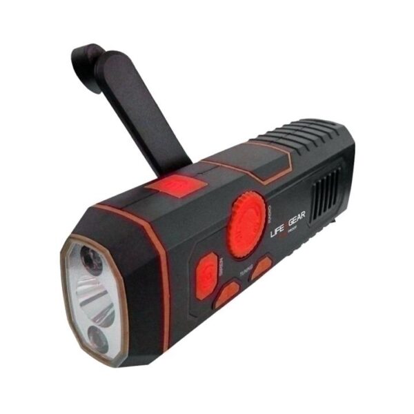 LifeGear USB Radio Crank Lght