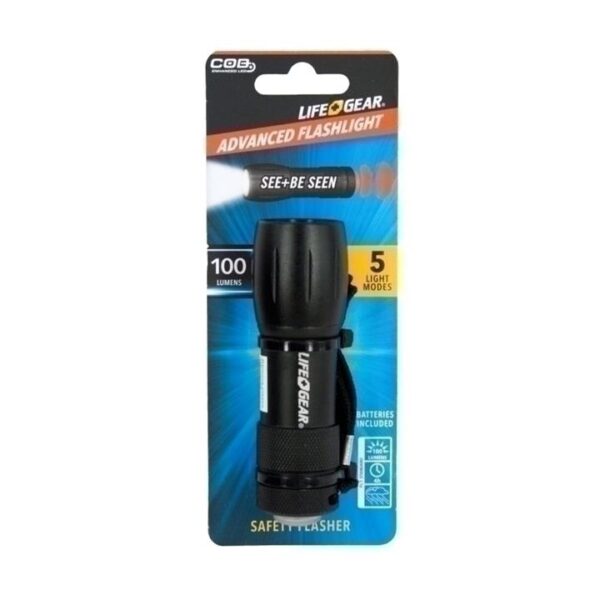 LifeGear 100 Lumen Glow Mini Max Aluminium Flashlight