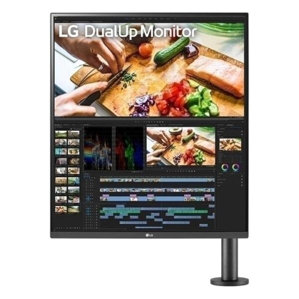 LG 28” 28MQ780B SDQHD Nano IPS DualUp Ergo Monitor – 2560 x 2880 (16:18) / 5ms / 60Hz / VESA