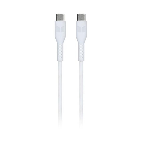 Monster USB-C to USB-C Thermo Plastic Elastometer Cable – White 2m