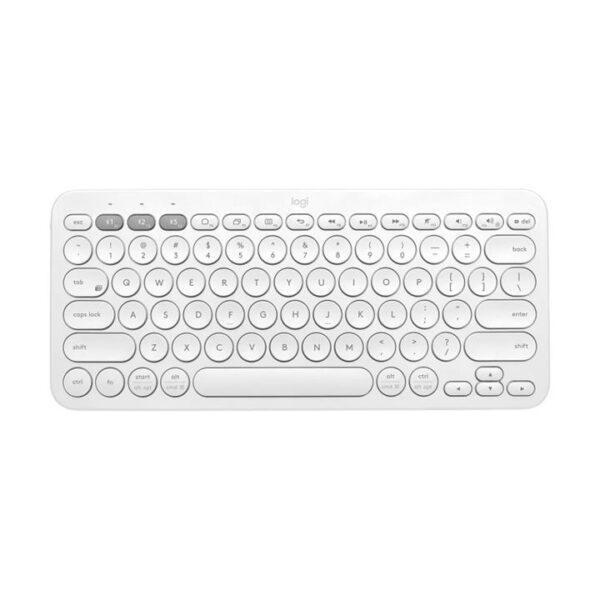 Logitech K380 Multi-Device Wireless Bluetooth Keyboard – White