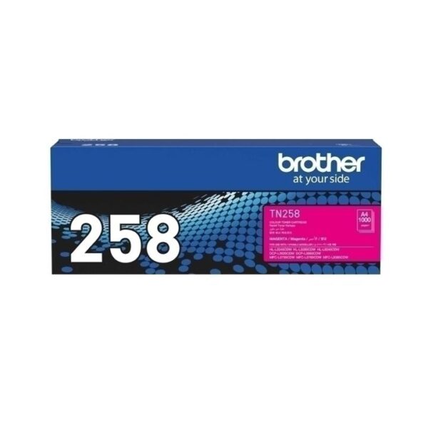 Genuine Brother TN258 Magenta Toner Cart