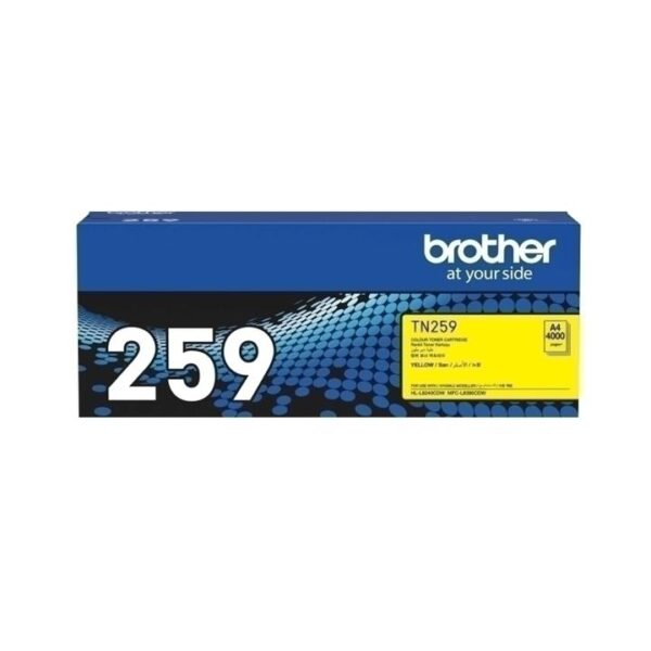 Genuine Brother TN259 Yellow Toner Cart