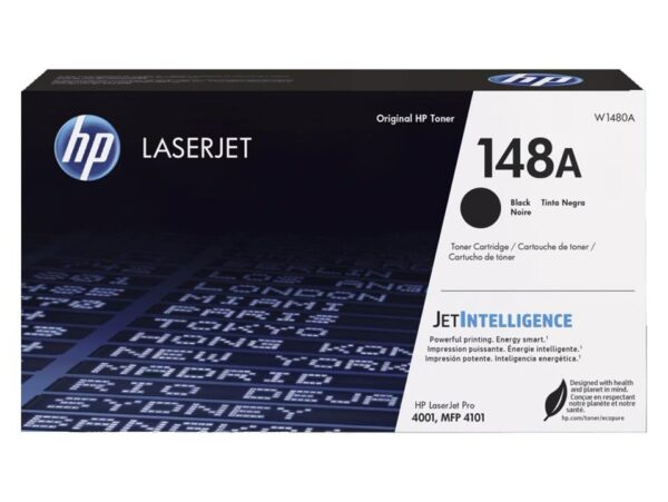 Genuine HP 148A Black Toner (W1480A)