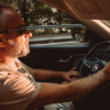 Dad driving asking us to not touch anything when visiting